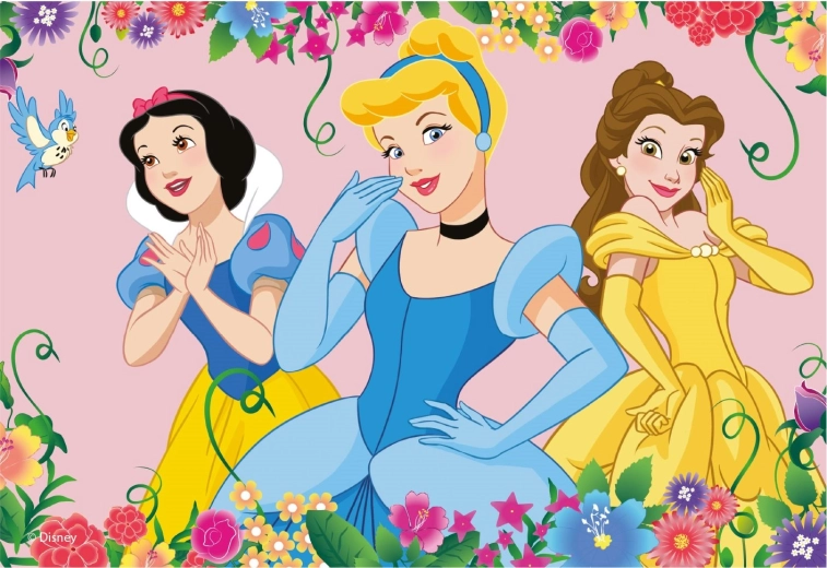 Puzzle Prințesele Disney Înflorite