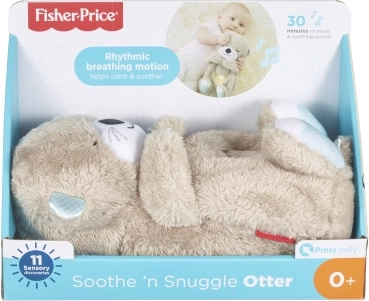 Vidră de pluș liniștitoare cu respirație FISHER‑PRICE