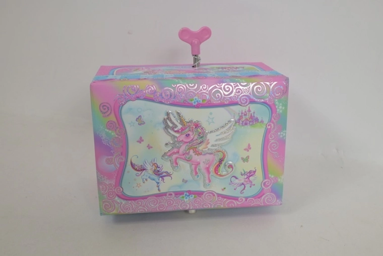 Cutie muzicală pentru bijuterii Pecoware cu unicorn