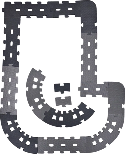Nido nido puzzle din spumă x rail