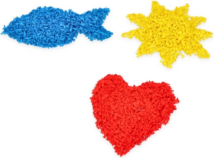 Creații din materiale colorate