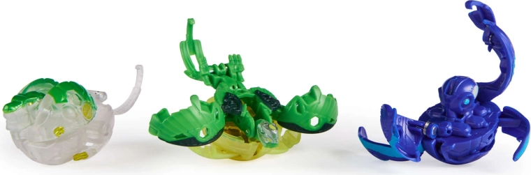 Trei figurine Bakugan transformabile