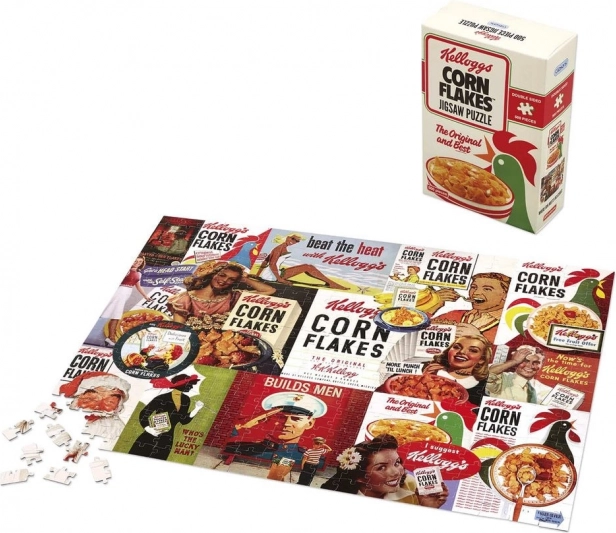 Puzzle dublu Kellogg's Cornflakes 500 de piese