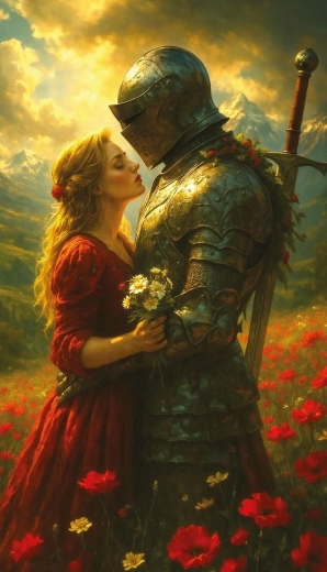 Puzzle Ultima îmbrățișare înainte de bătălie 1000 piese