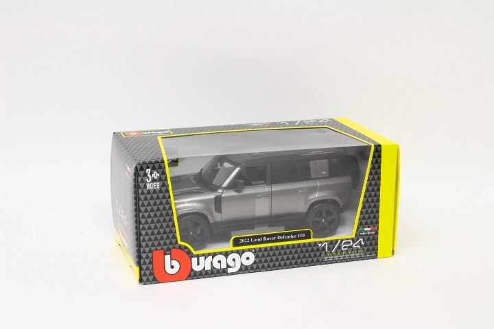 Bburago Land Rover Defender 110 2022 gri metalizat 1:24