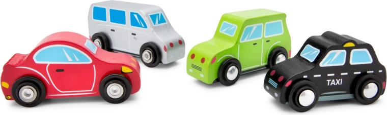 Patru vehicule pentru mai multe posibilități de joacă