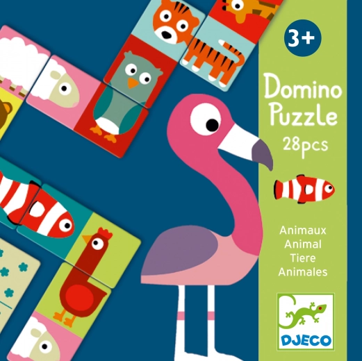 Domino dublu cu Animale Djeco