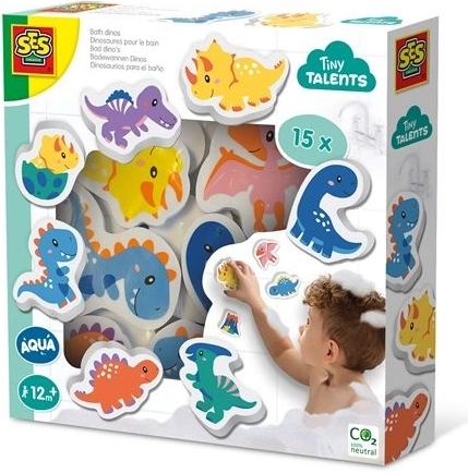 SES Dinozauri pentru baie – autocolante din spumă
