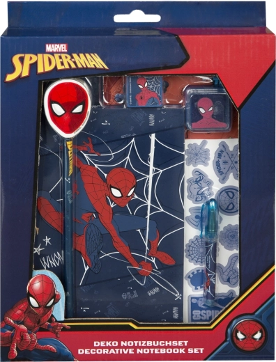 Set decorativ cu caiet Spider-Man