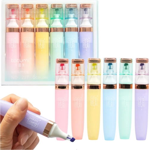 Set de markere pastelate 6 buc