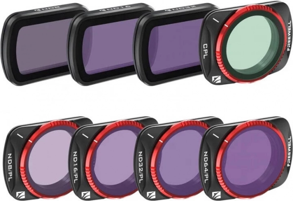 Set de filtre pentru DJI Osmo Pocket 3 de la Freewell