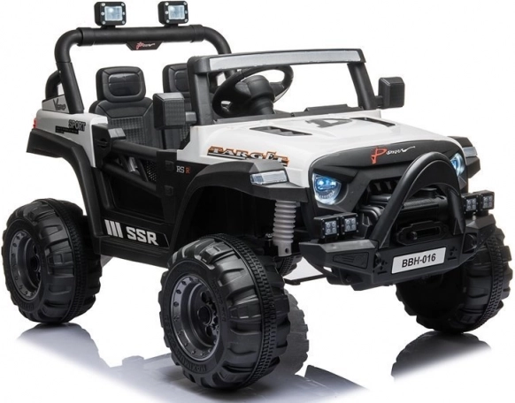 Mașină electrică pentru copii albă