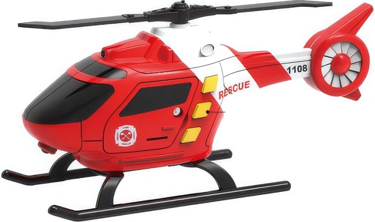 Elicopter de salvare cu efecte luminoase și sonore 16,5 cm