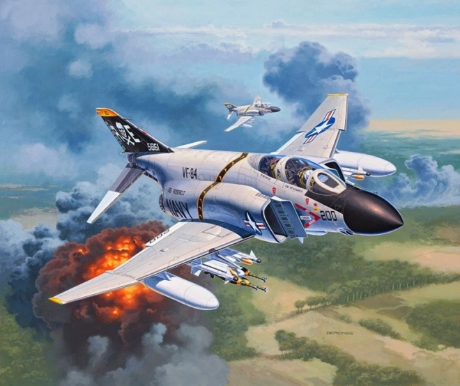 Model din plastic F-4J Phantom US Navy