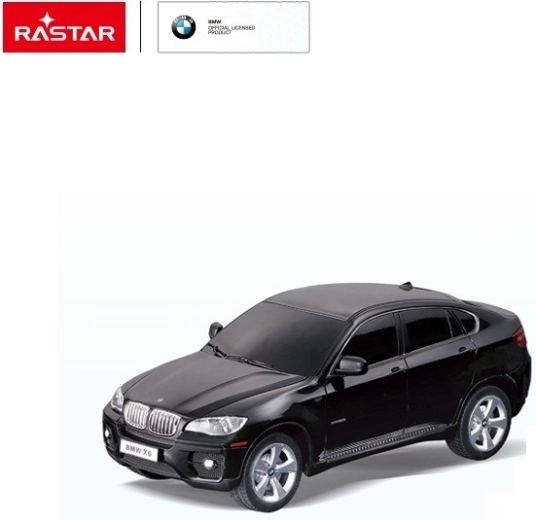 Rastar BMW X6 mașină RC cu telecomandă 1:24 neagră