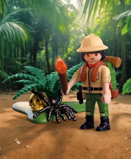 Figurină de aventurier articulată