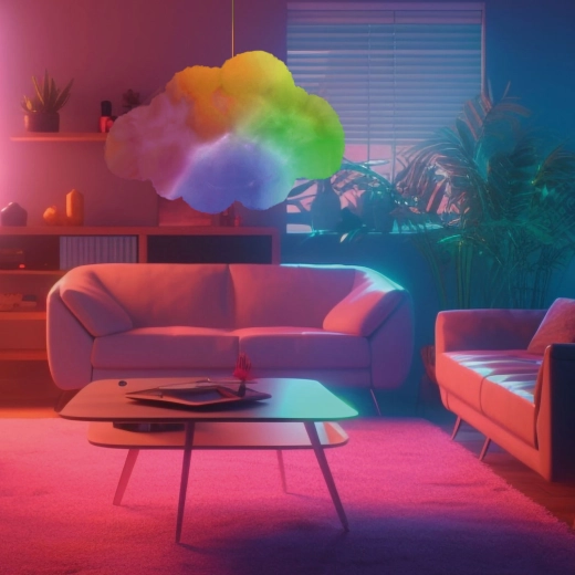Iluminare RGB colorată