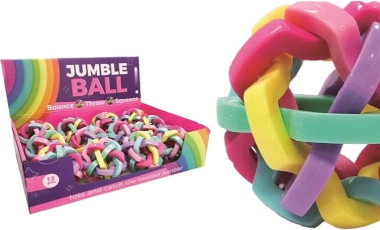 Minge pastel în formă de ghem (12 buc. în display de vânzare)