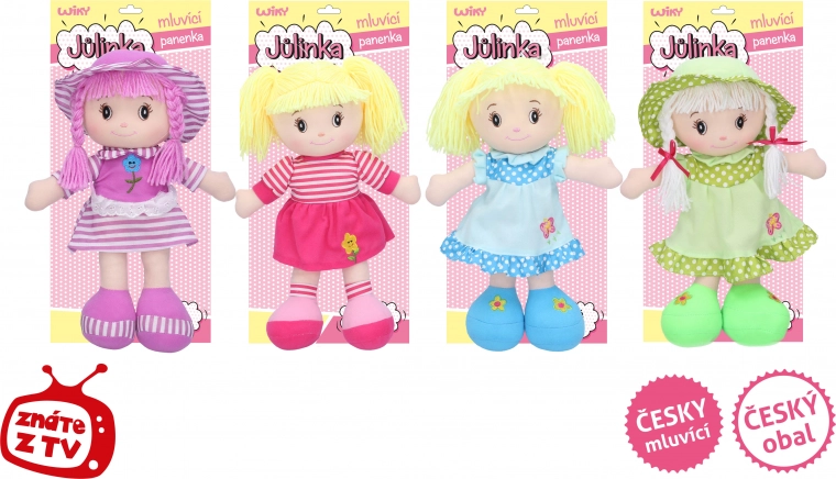 Păpușa Vorbitoare Jůlinka 40 cm
