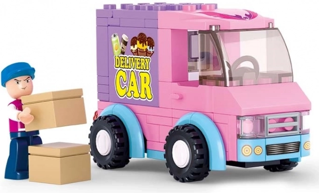 Sluban Girls Dream Town mașină de înghețată – set de construcție