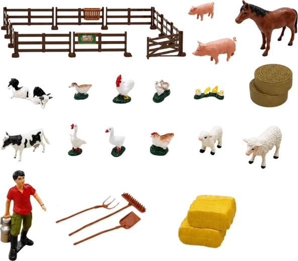 44 de piese pentru animale, țarcuri și accesorii