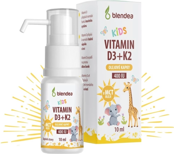 Blendea vitamina D3 + K2 picături pentru copii 10 ml