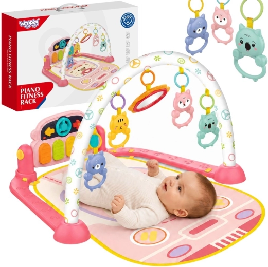 Woopie Baby păturică interactivă de joacă cu pian 3în1 pentru bebeluși