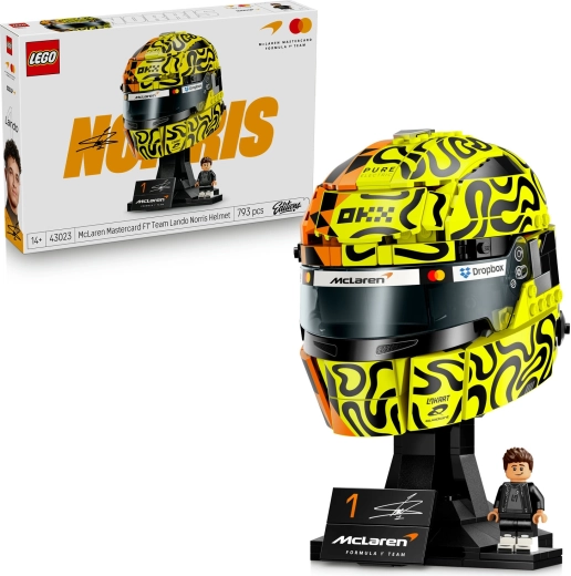 Cască LEGO Editions a lui Lando Norris McLaren F1