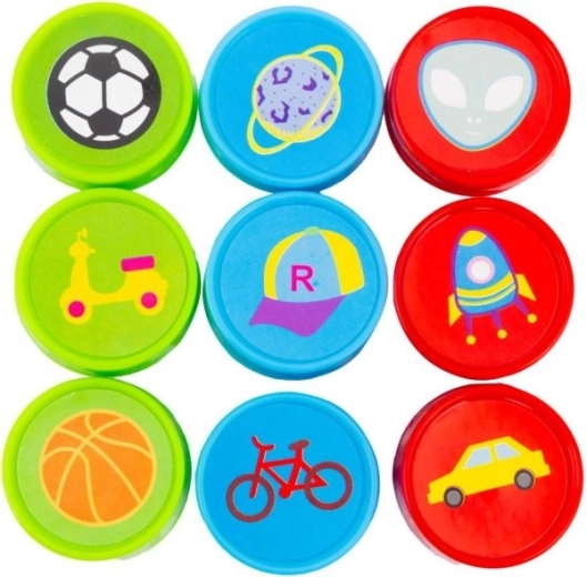 Astra ștampile parfumate pentru băieți, set 9 bucăți