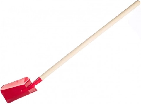 Lopățică pentru copii cu coadă din lemn 80 cm – Roșu
