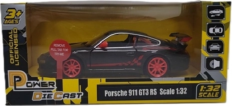Model MSZ Porsche 911 GT3 RS cu efecte luminoase și sonore, gri