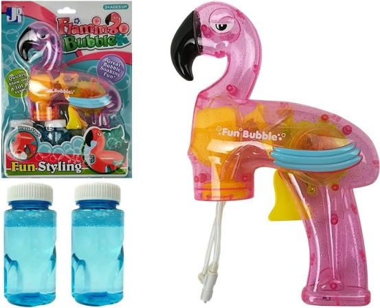 Pistol cu bule Flamingo roz