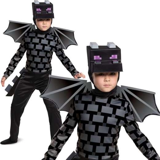 Costum pentru copii Minecraft Ender Dragon pentru 4–6 ani