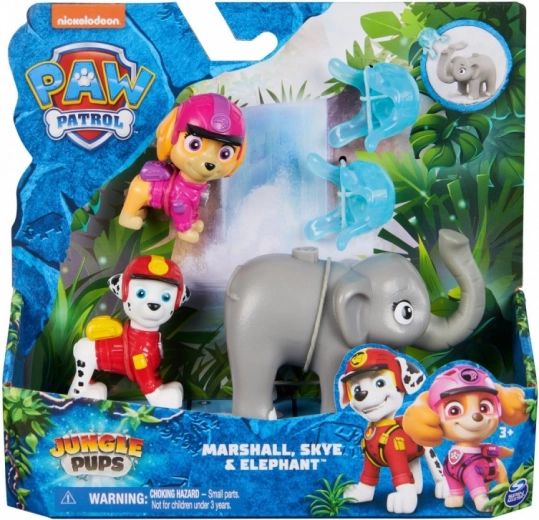 Figurine Patrula Cățelușilor: Jungle Patrol, Marshall și Skye