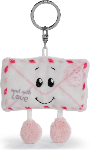 Nici breloc plușat Scrisoare Love 8 cm