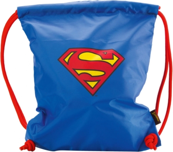 Săculeț pentru încălțăminte SUPERMAN – rucsac original lavabil pentru spate