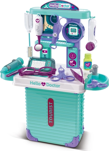 Set de doctor pentru copii în valiză 35,5 × 18 × 47 cm - 1 bucată