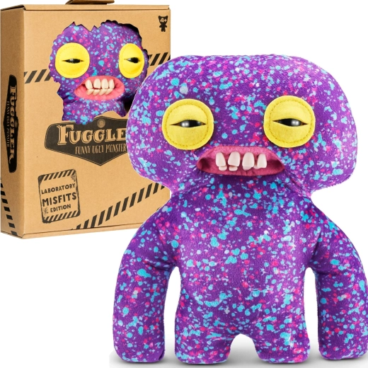 Monstru de pluș Fuggler Squidge mov 22 cm