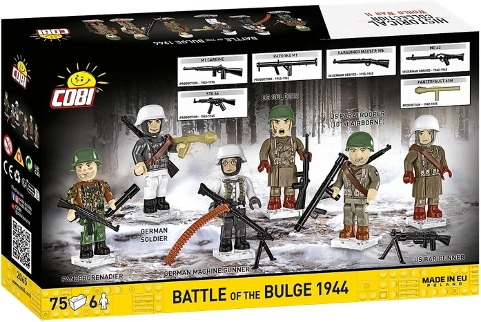Set compact de construcție cu 75 piese