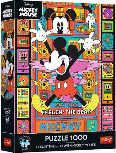 Puzzle Premium Plus 1000 de piese Simte ritmul cu Mickey