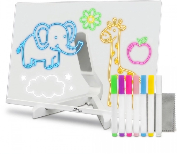 Tablă de desen cu iluminare LED Media-Tech 30 × 20 cm