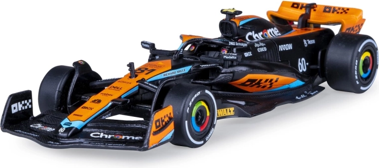 Modelul mașinii McLaren MCL60 2023 Diecast 1:43 negru