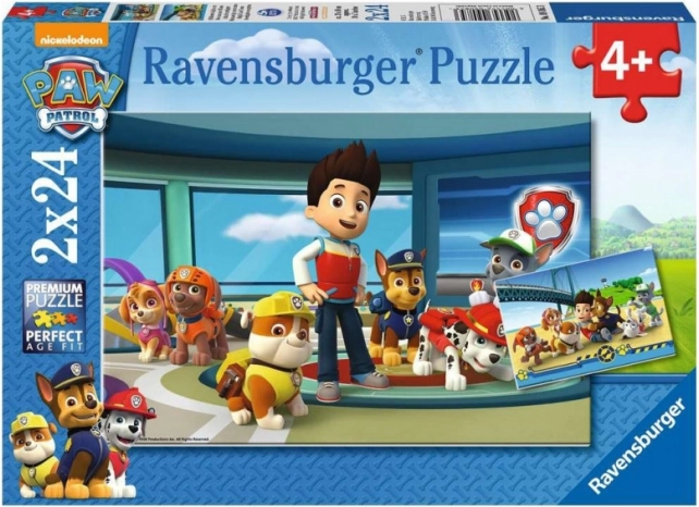 Puzzle Ravensburger Paw Patrol 2×24 piese