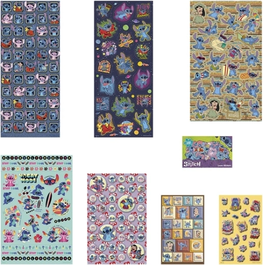 Peste 300 de autocolante cu motive Stitch