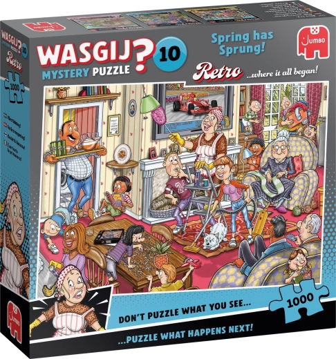 Jumbo Wasgij Retro Mystery 10: Primăvara e aici! 1000 de piese