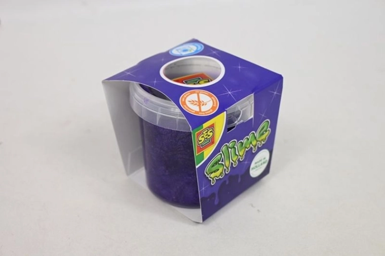 SES Creative Slime mov cu sclipici 140 g