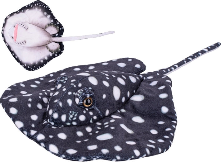 Stingray din pluș 40 cm – negru