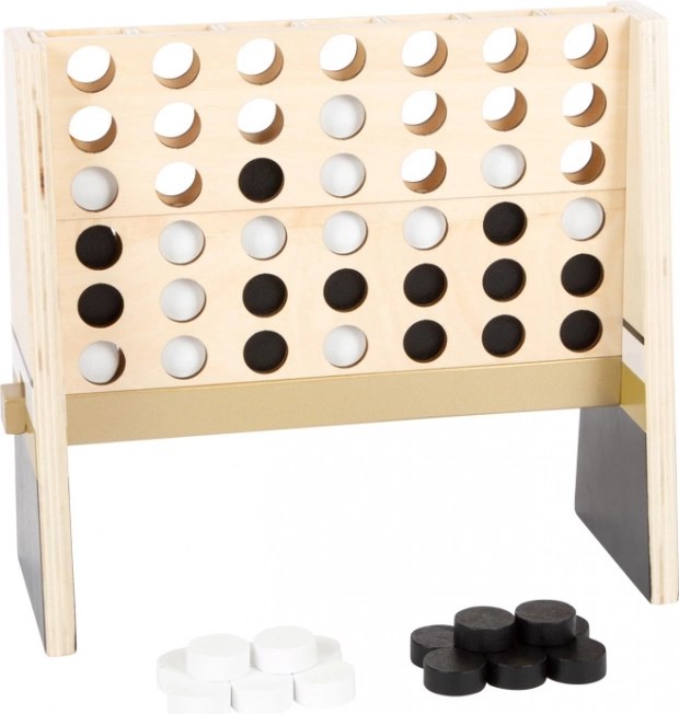 Joc din lemn Patru la rând Small Foot Gold Edition