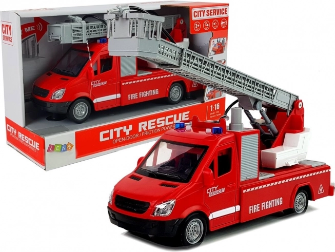 Camion de pompieri cu acționare prin frecare 1:16
