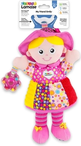 Păpușă de pluș suspendată Lamaze Prietena mea Emily